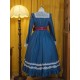 Hoshibako Works Vintage Inspired Elegant Long One Piece(Leftovers/4 Colours/Full Payment Without Shipping)